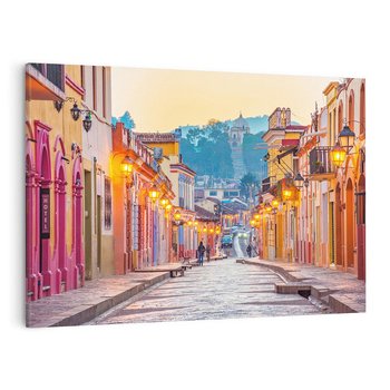 Obraz na płótnie 100x70 - W stronę marzycielskich horyzontów - włoska uliczka, wieczór