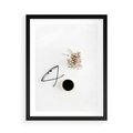 Plakat w ramie 50x70 - Codzienne Radości - kompozycja, bukiet - rama czarna
