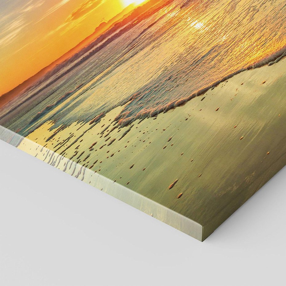 Obraz na płótnie 120x80 - Magia Chwil - zachód słońca,