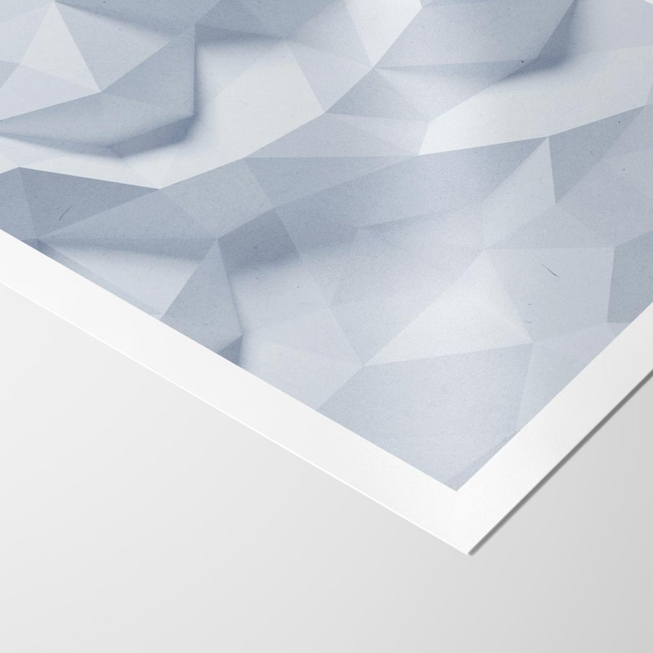 Plakat bez ramy 40x50 - Trójwymiarowa geometria - geometria, 3d