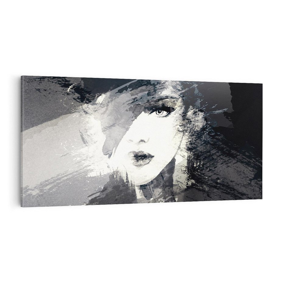 Obraz na płótnie 140x70 - Abstrakcyjna wizja kobiety - abstrakcja, kobieta