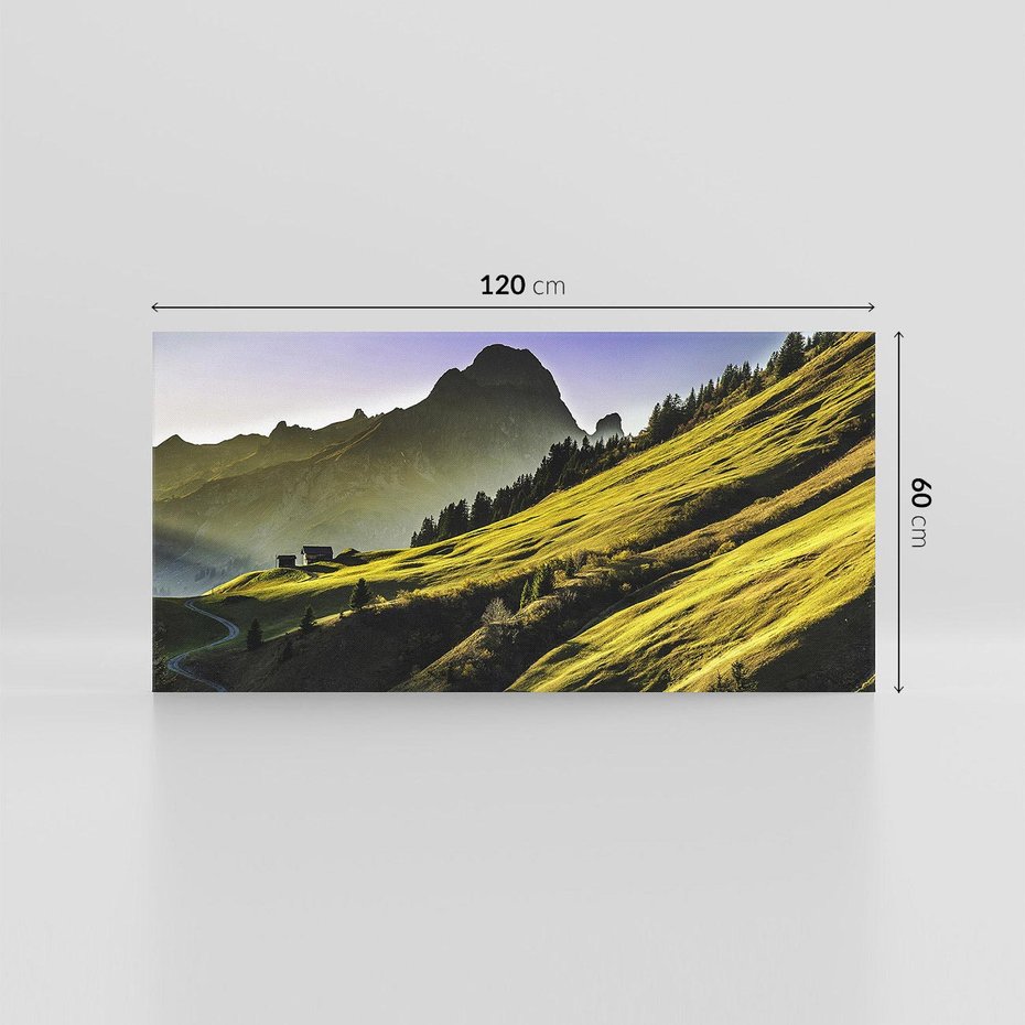 Obraz na płótnie 120x60 - Górska łąka - góry, łąka