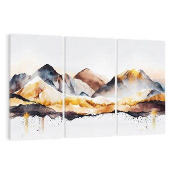 Obraz na płótnie 120x80 - Górska Grafika - góry, krajobraz