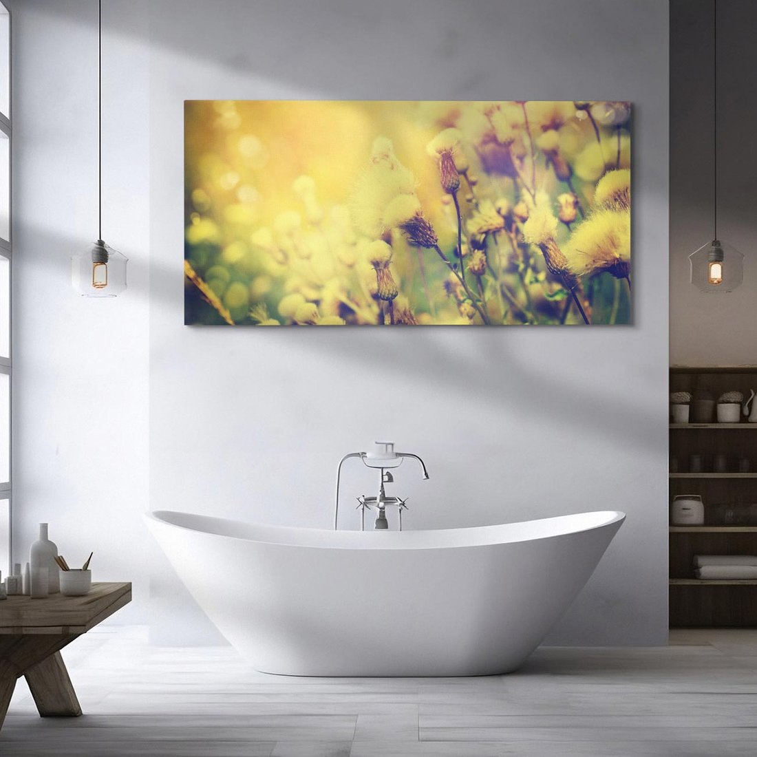 Obraz na płótnie 120x60 - Natura w pełnym rozkwicie - łąka, natura