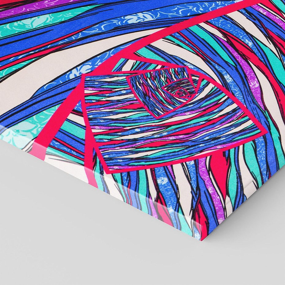 Obraz na płótnie 120x60 - Abstrakcyjna Gra Świateł i Cieni - abstrakcja