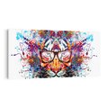 Obraz na płótnie 120x60 - Tygrys w graficznej oprawie - tygrys, grafika