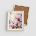 Plakat w ramie 40x50 - Urok Magnolii - magnolie, kwiaty - rama drewno