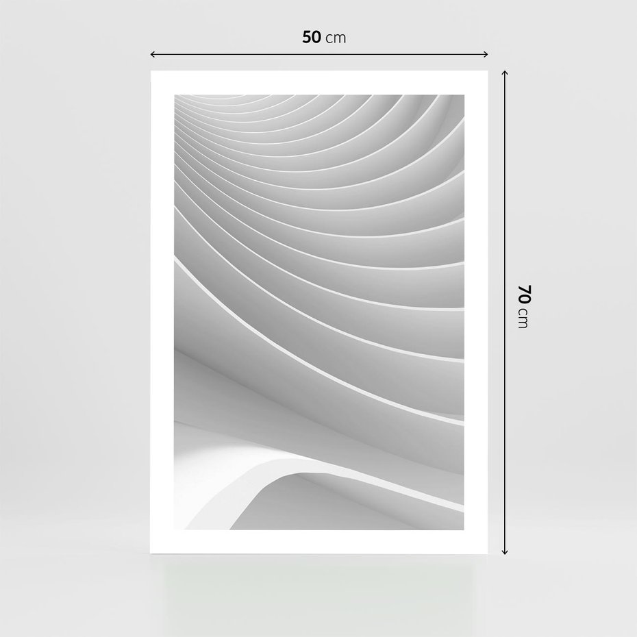 Plakat bez ramy 50x70 - Geometryczna Harmonia - geometryczne, kształty