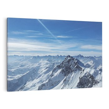 Obraz na płótnie 120x80 - Mroźne góry zima w pełnym rozkwicie - góry, zima