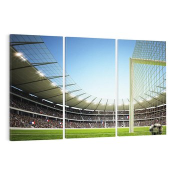 Obraz na płótnie 120x80 - emocje na stadionie - piłka nożna, stadion