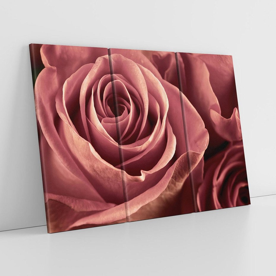 Obraz na płótnie 120x80 - Romantyczna Róż - róża, kwiat