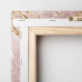 Obraz na płótnie 30x30 - Wyjątkowa Stylizacja - marmur, złoto