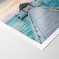 Plakat bez ramy 30x40 - Morski Pomost - morze, pomost