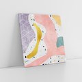 Obraz na płótnie 30x30 - Eklektyczny Mix - kolaż, pastelowe abstrakcyjne plamy