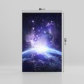 Obraz na płótnie 80x120 - Podróż w kosmiczną przestrzeń - kosmos, ziemia