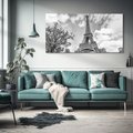 Obraz na płótnie 100x50 - Piękno architektury - Wieża, Eiffla