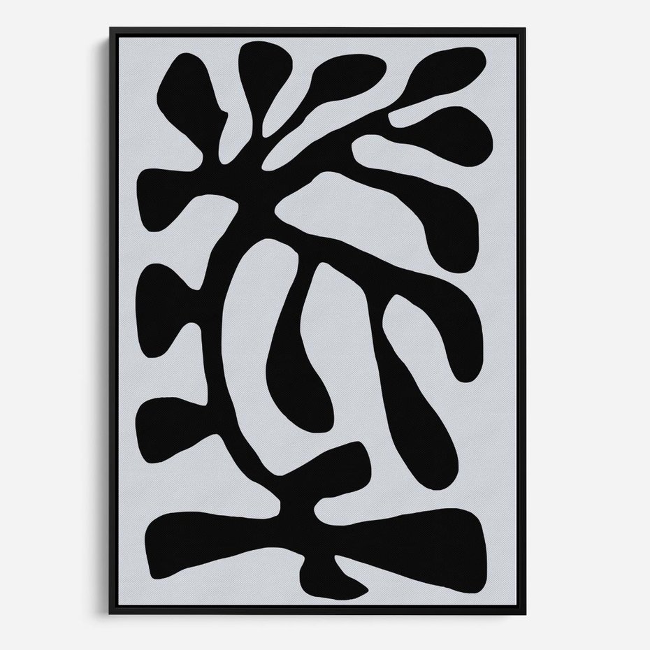 Obraz w ramie 50x70 - Przenikające Refleksje - matisse, sztuka nowoczesna - rama czarna