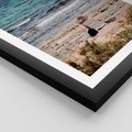 Plakat w ramie 30x40 - Relaks na Plaży - wakacje, plaża - rama czarna