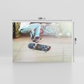 Obraz na płótnie 120x80 - Skateboardowe Rytmy na Desce - deskorolka, skateboard