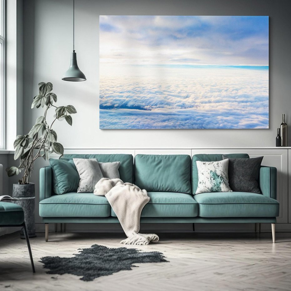 Obraz na płótnie 70x50 - nieskończoność nad głową - niebo, chmury