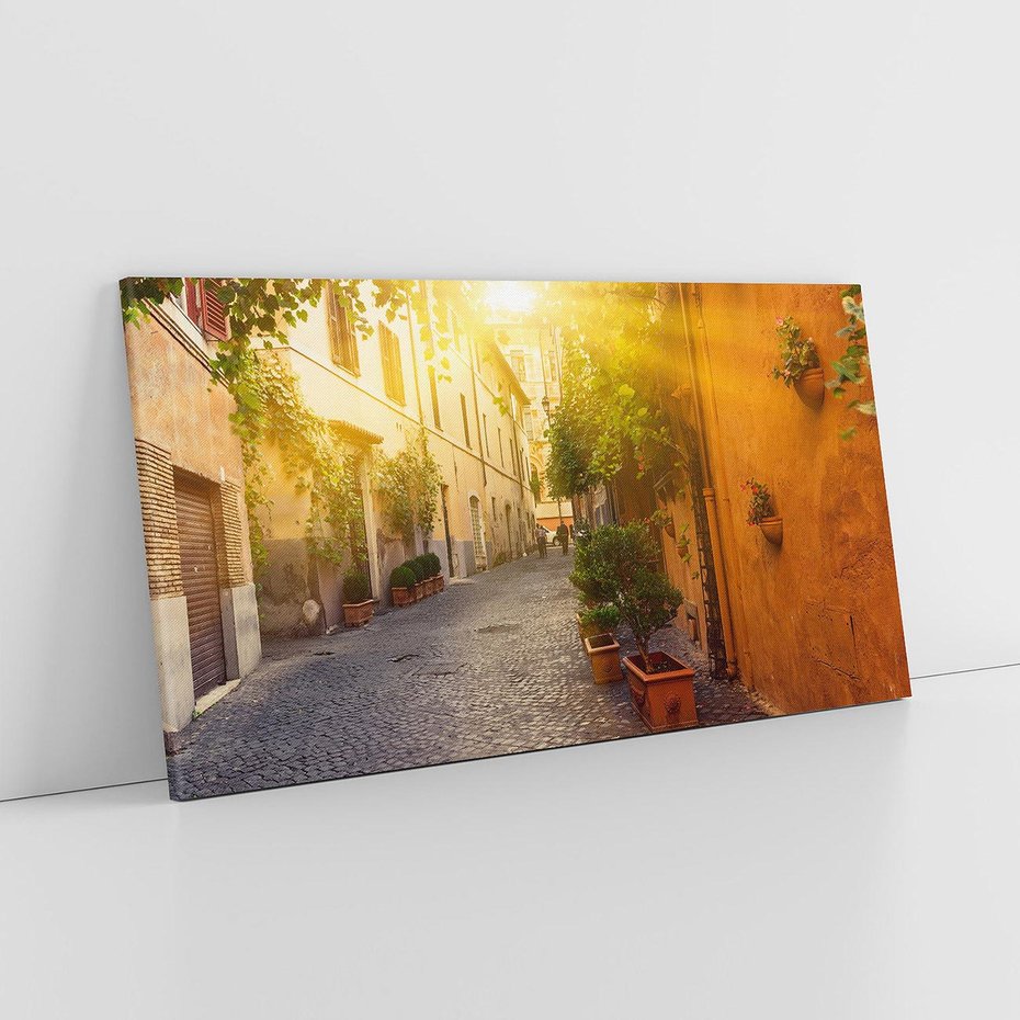 Obraz na płótnie 120x60 - Życie w ruchu - uliczka, miasto