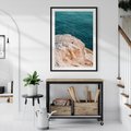 Plakat bez ramy 30x40 - Klifowy Horyzont: Brzeg Morza - brzeg morza, klify