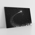 Obraz na płótnie 120x80 - Kometa wśród gwiazd - kometa, gwiazdy