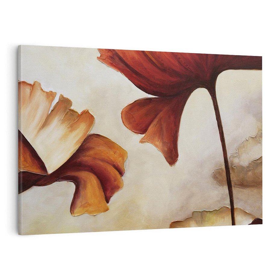 Obraz na płótnie 100x70 - Sztuka Kwiatów - kwiaty, sztuka