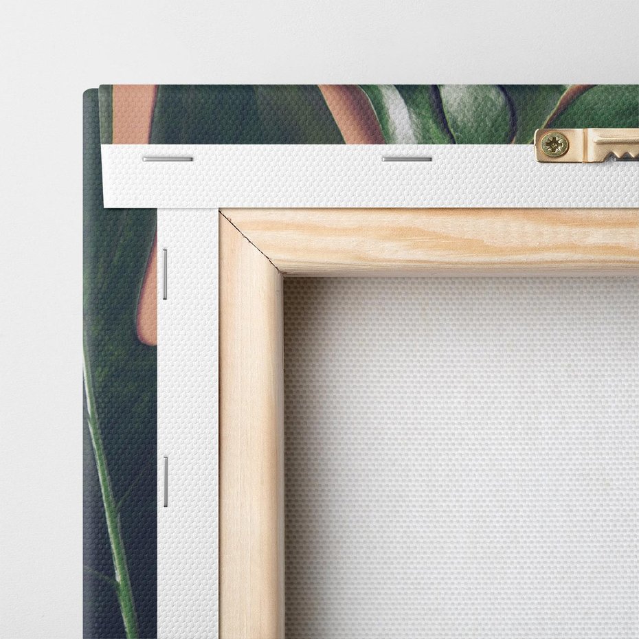 Obraz na płótnie 140x70 - Monstera Liście - monstera, liście