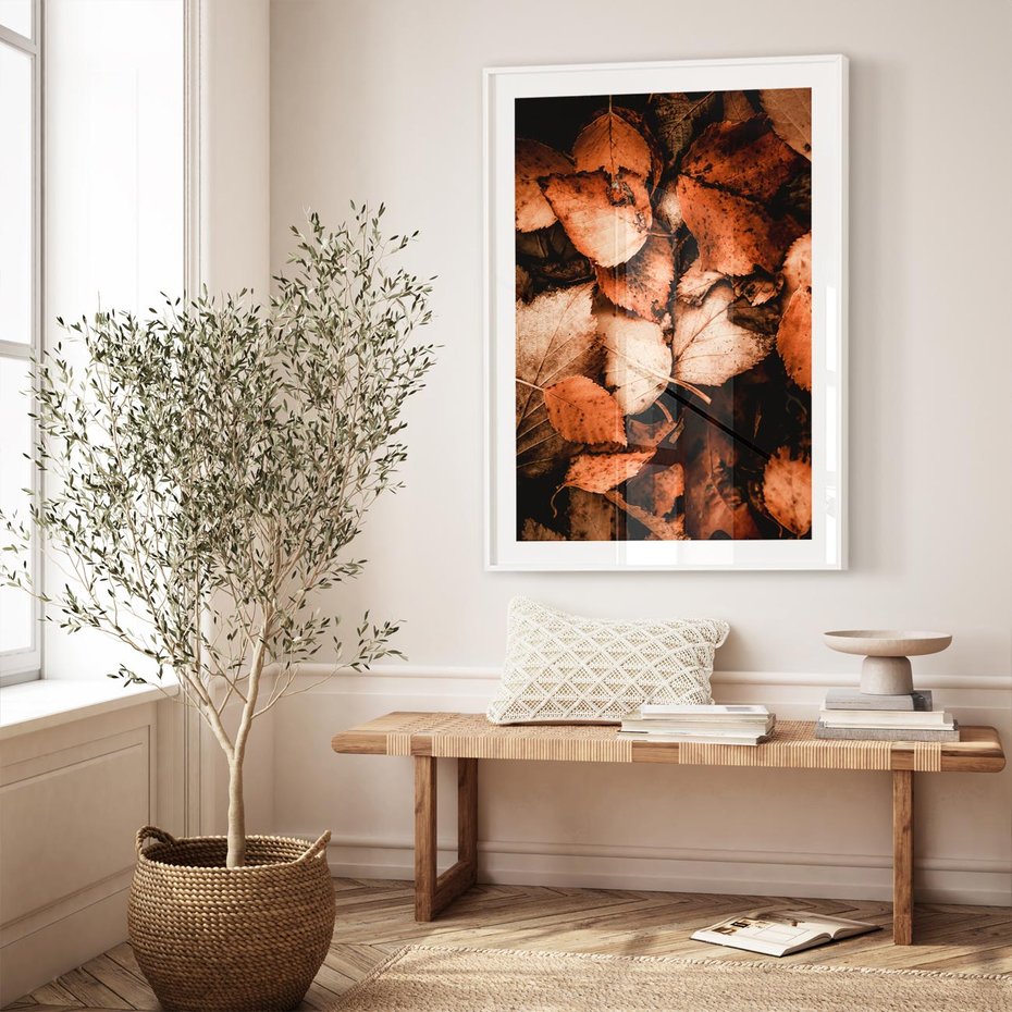 Plakat bez ramy 30x40 - Jesienna Paleta - liście, jesień