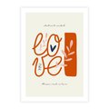 Plakat bez ramy 30x40 - Pastelowa Siła Miłości - miłość, love
