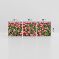 Obraz na płótnie 90x30 - Tulipanowe Elegancja - tulipany, kwiat