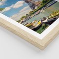 Plakat w ramie 40x50 - Paryżska ikona Francji - wieża Eiffla, Paryż - rama drewno