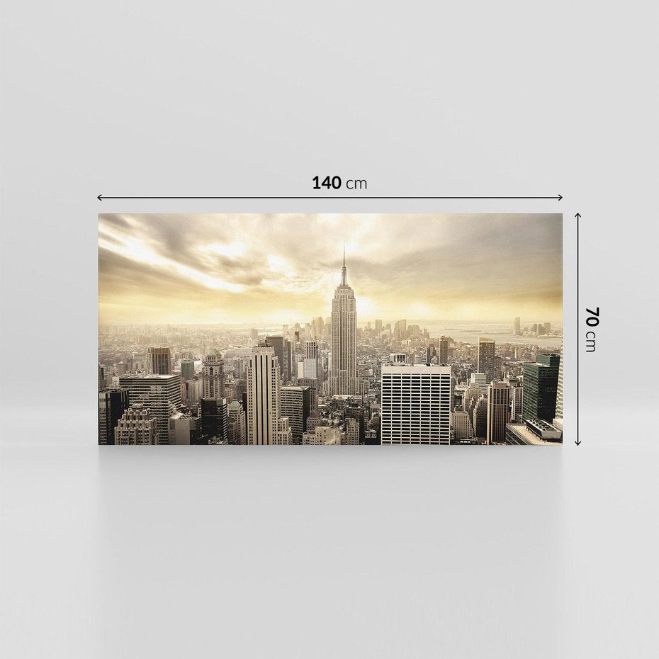Obraz na płótnie 140x70 - Magia Manhattanu: miasto, które nigdy nie śpi - Manhattan, NY