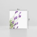 Obraz na płótnie 70x70 - Delikatny Urok - lawenda, kwiaty