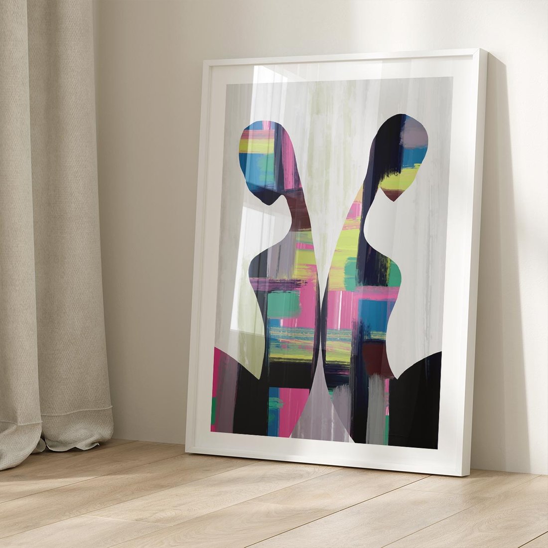 Plakat bez ramy 40x50 - Nowa Era - abstrakcyjny plakat, nowoczesna sztuka