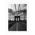 Plakat bez ramy 50x70 - Most Nowoczesności - most, nowoczesny