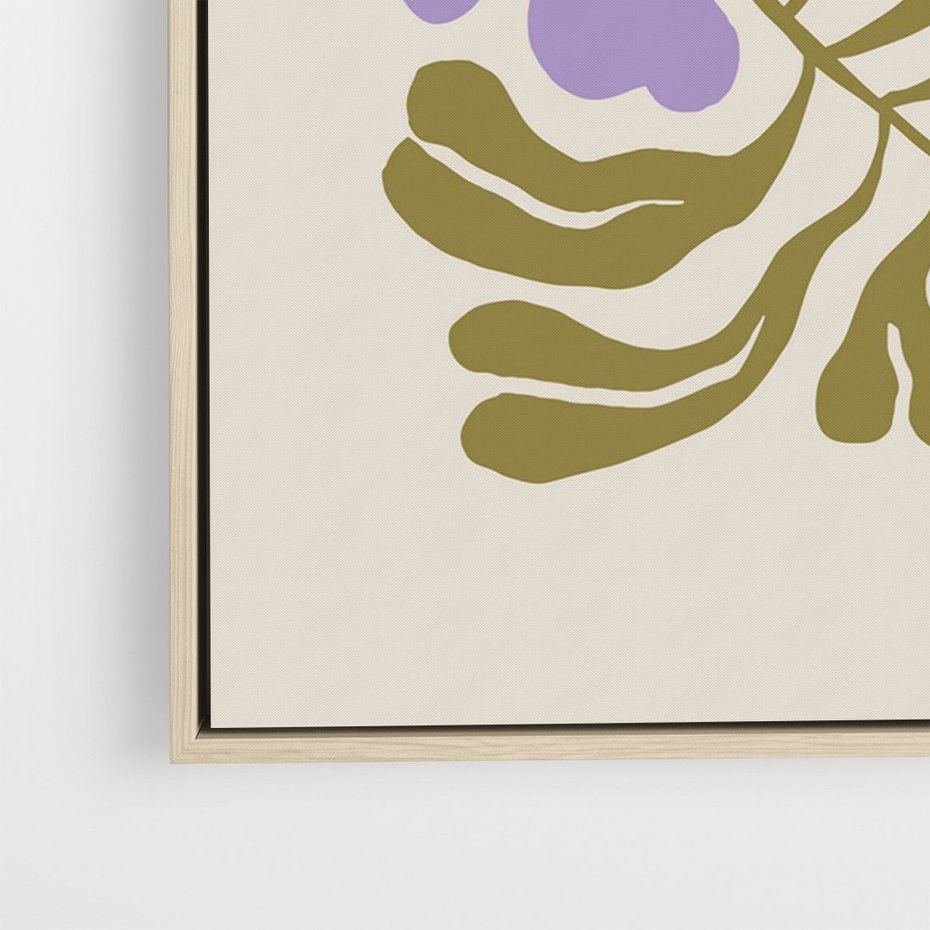 Obraz w ramie 80x120 - Bezgraniczne Impresje - kwiaty, abstrakcja - rama drewno