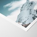Plakat bez ramy 30x40 - Nocna Magia w Górach - fotografia, śnieg
