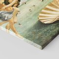 Obraz na płótnie 100x70 - "Narodziny Wenus" (1485), Sandro Botticelli - Reprodukcja - reprodukcja, obraz na płótnie