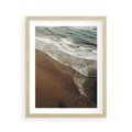 Plakat w ramie 40x50 - Spokój nad plażą - plaża, morze - rama drewno
