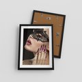 Plakat w ramie 30x40 - Piękno na tipsach - beauty, manicure - rama czarna