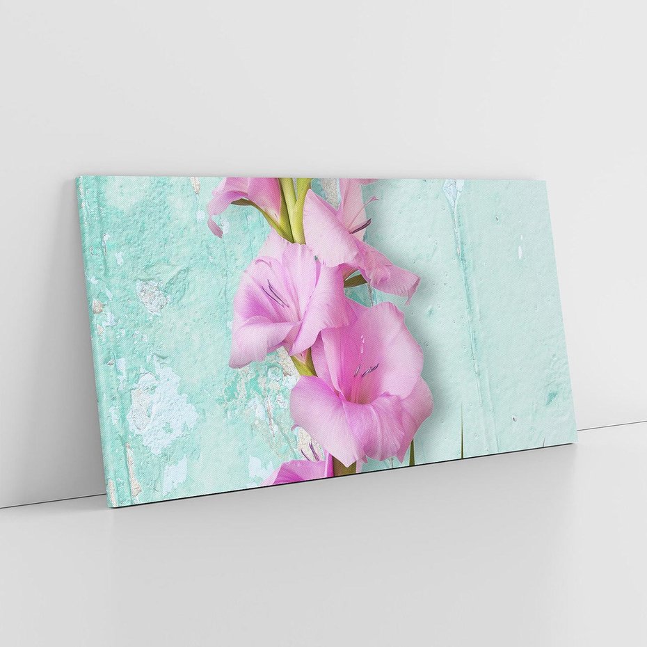 Obraz na płótnie 100x50 - Piękno w delikatności - kwiaty, różowe