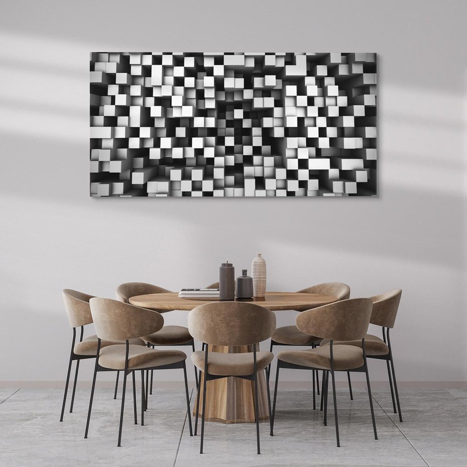 Obraz na płótnie 140x70 - Abstrakcyjne wizje w 3D - 3D, abstrakcja