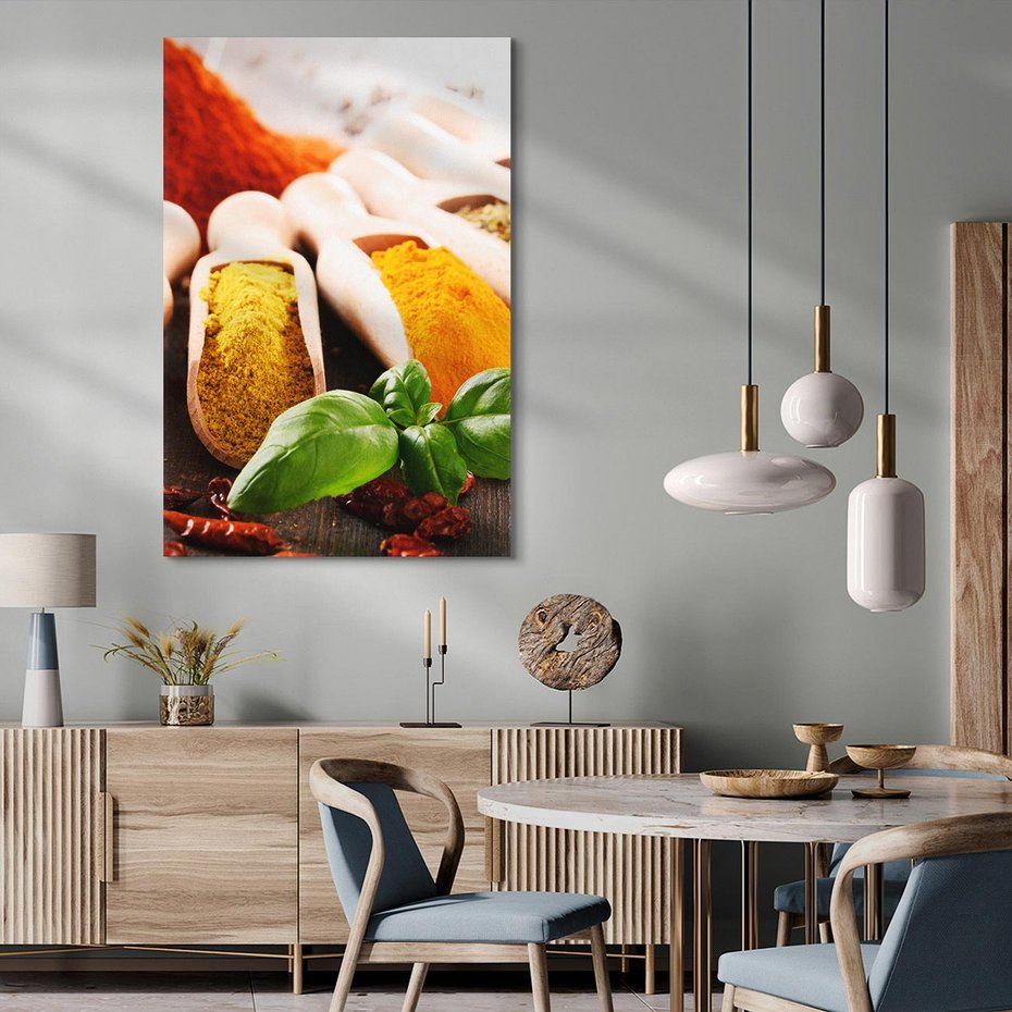 Obraz na płótnie 80x120 - Magia Smaku - przyprawy, azja