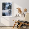 Plakat bez ramy 30x40 - Śnieżne cuda - zima, las