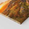 Obraz na płótnie 30x30 - Skały oplątane słońcem - skały, słońce