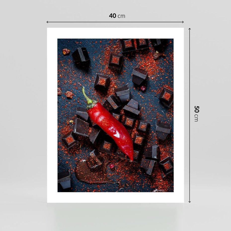 Plakat bez ramy 40x50 - Papryka w Restauracji - restauracja, papryka