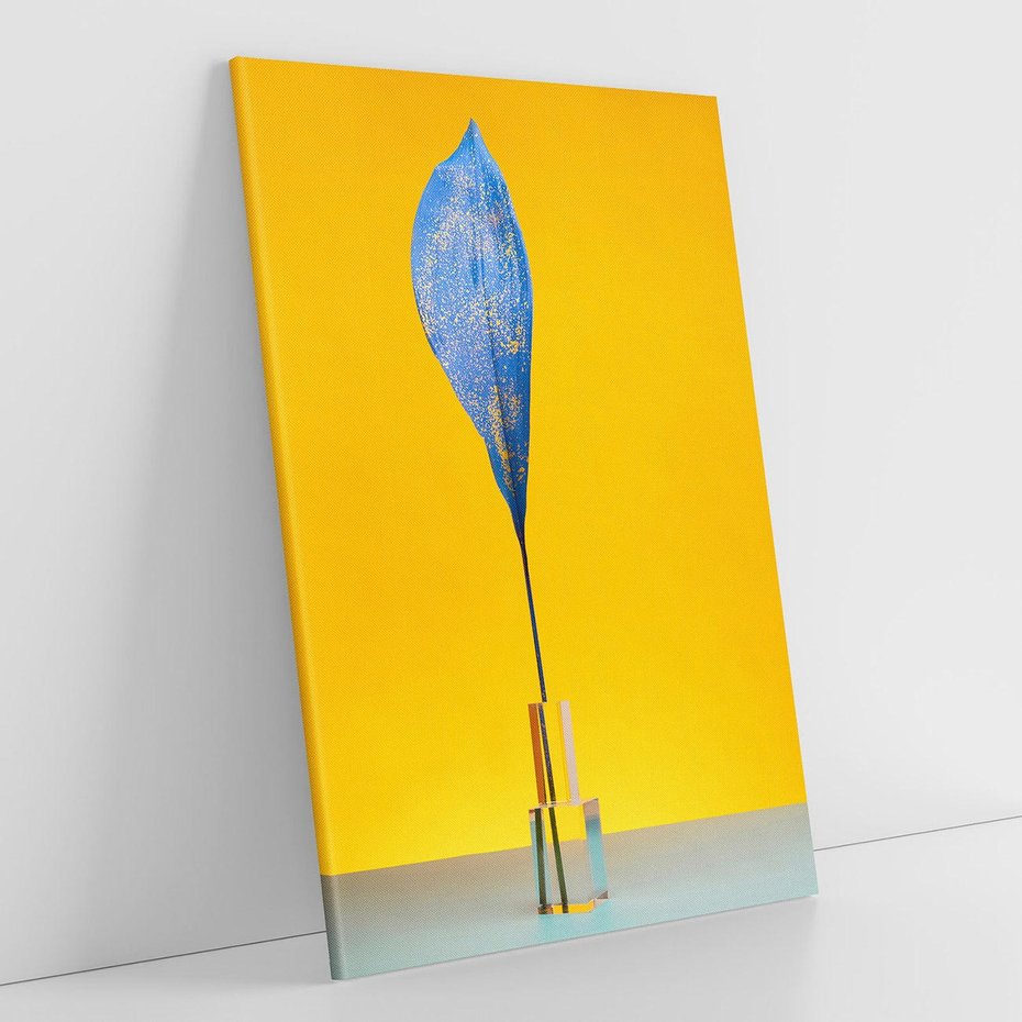 Obraz na płótnie 50x70 - Niebiańskie liście - liść, liście