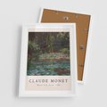 Plakat w ramie 50x70 - Sztuka i Litera - Claude Monet, reprodukcja obrazu - rama biała